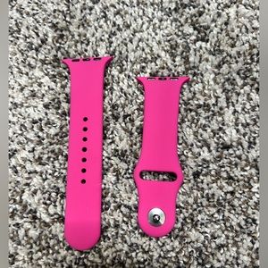 Amazon Pink Silicone Watch Band for Women